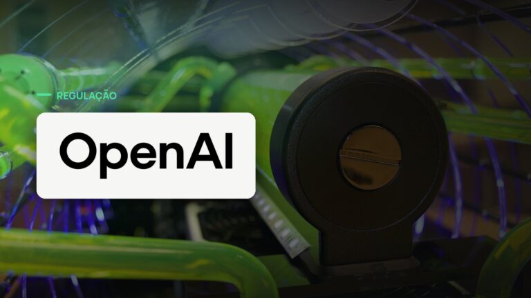 Logo oficial da OpenAI sobre foto de cibersegurança, capa da notícia: OpenAI dissolve a equipe de Preparedness dedicada a riscos catastróficos de IA, mas nega desmonte total
