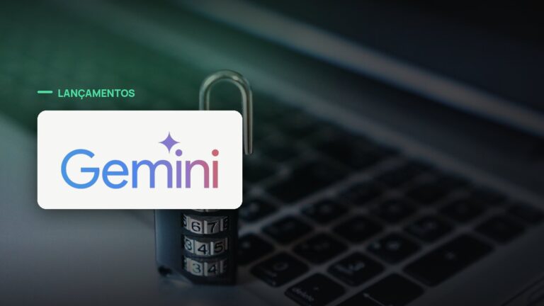 Logo oficial da Gemini sobre foto de cibersegurança, capa da notícia: Google lança o Gemini 3.8 Flash e reserva o Cyber para defesa