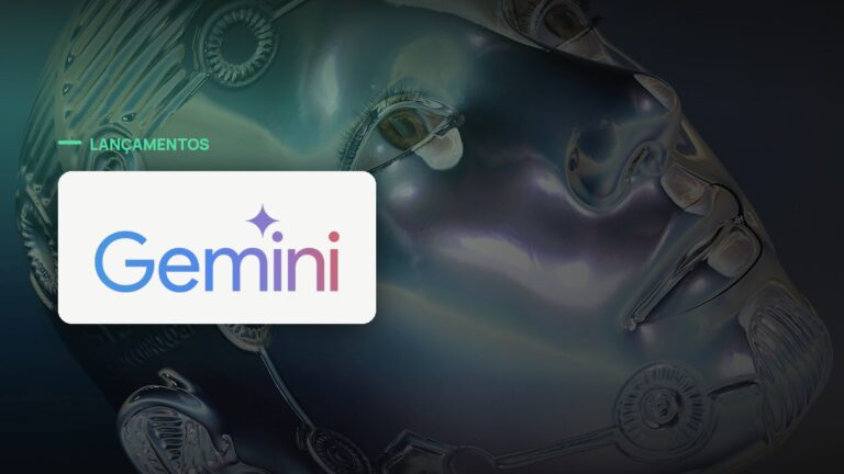 Logo oficial da Gemini sobre foto de inteligência artificial, capa da notícia: Gemini liga leitura agentic de vídeo