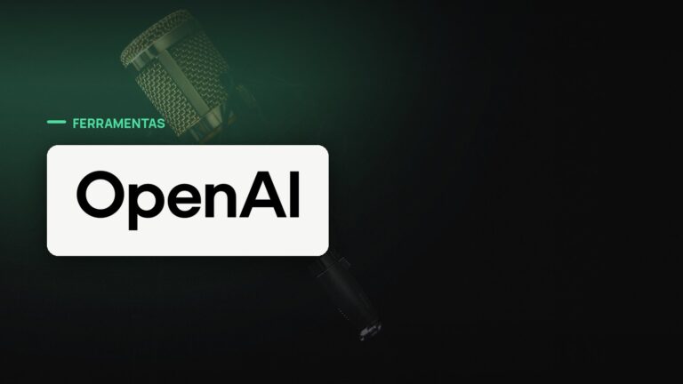 Logo oficial da OpenAI sobre foto de voz e áudio, capa da notícia: OpenAI lança gpt-realtime-2.1, modelos de voz de baixa latência pra agentes de atendimento