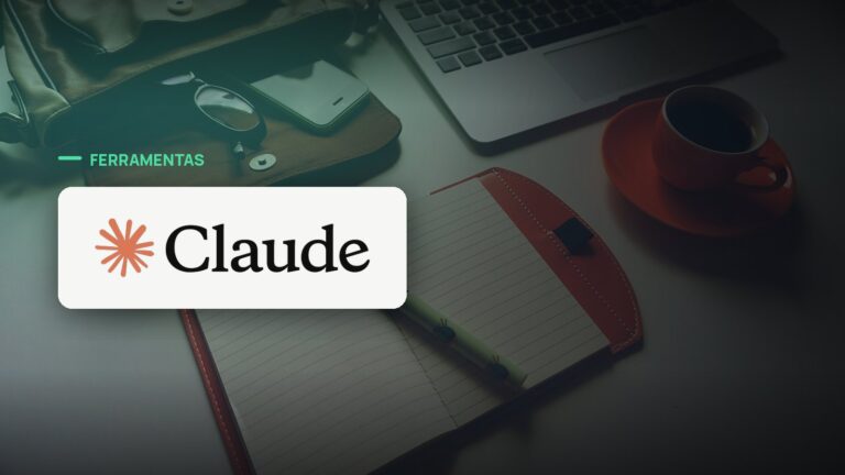 Logo oficial da Claude sobre foto de ambiente de trabalho, capa da notícia: Acesso gratuito ao Claude Fable 5 é prorrogado pela segunda vez: prazo final é amanhã, 19 de julho