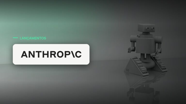 Logo oficial da Anthropic sobre foto de inteligência artificial, capa da notícia: Anthropic lança Claude Opus 5 com mesmo preço da geração anterior e desempenho perto do Fable 5