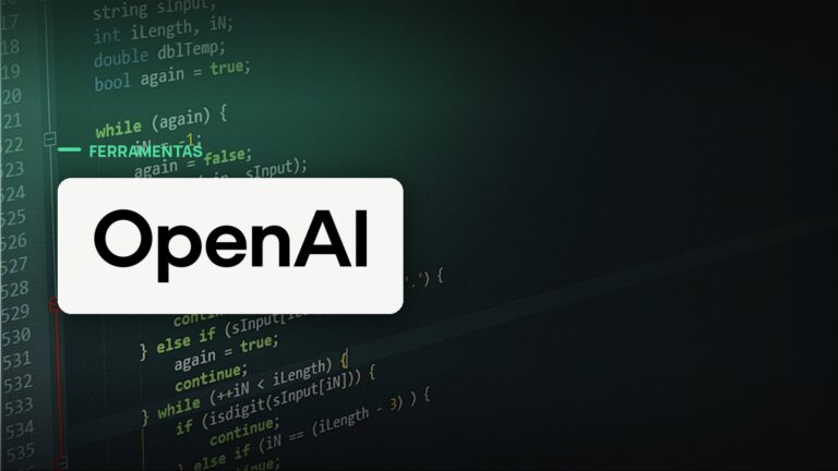 Logo oficial da OpenAI sobre foto de código e desenvolvimento, capa da notícia: ChatGPT, API e Codex caem juntos pela quarta vez em quatro dias