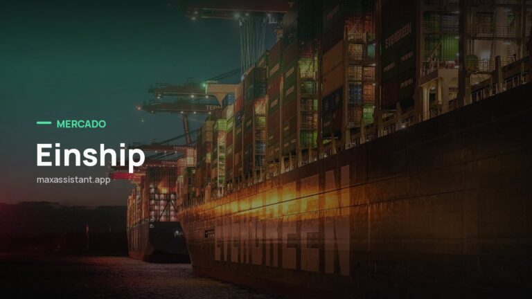 Capa editorial Max IA Assistant com o tema Einship sobre foto de mercado financeiro, notícia: Einship capta US$ 1 milhão para expandir plataforma de IA para comércio exterior