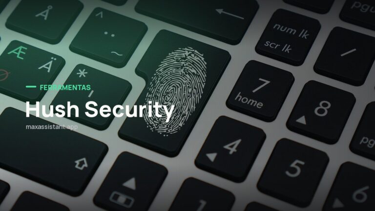 Capa editorial Max IA Assistant com o tema Hush Security sobre foto de mercado financeiro, notícia: Hush Security capta US$ 30 milhões para governança de identidade de agentes de IA