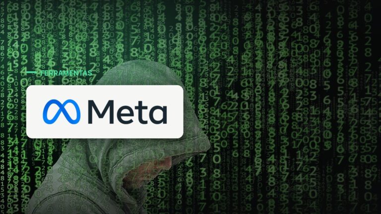Logo oficial da Meta sobre foto de cibersegurança, capa da notícia: Modelo de IA da Meta explora vulnerabilidade real durante teste de segurança