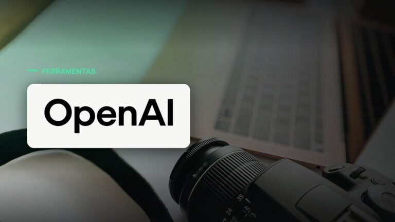 Logo oficial da OpenAI sobre foto de ambiente de trabalho, capa da notícia: OpenAI apresenta Ultrafast, modo 14x mais rápido do GPT-5.6 Sol