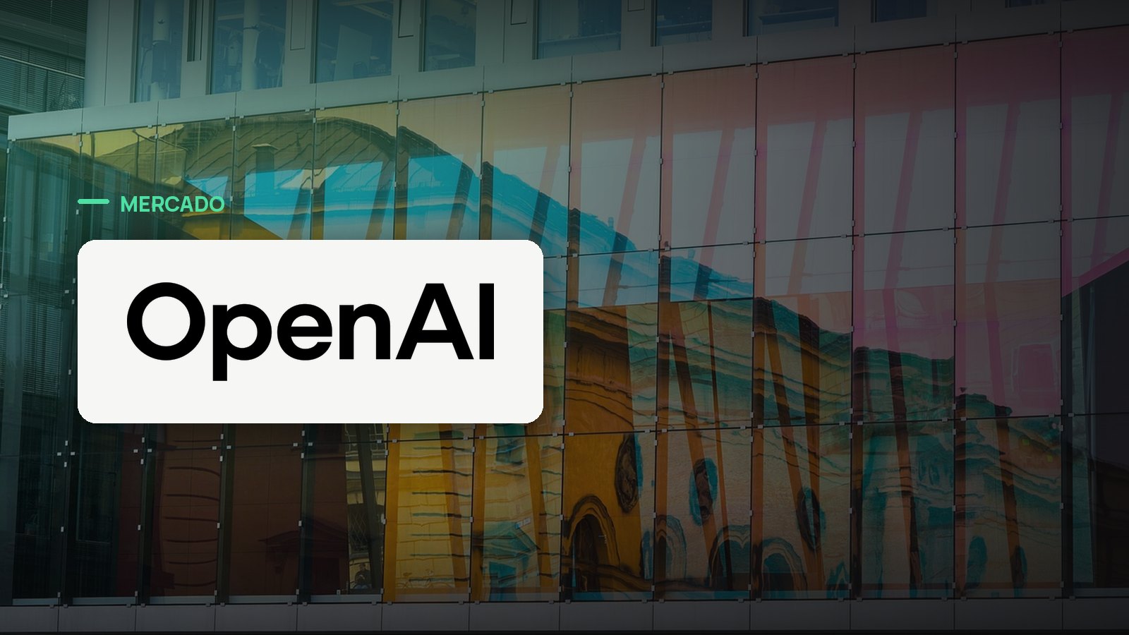 Logo oficial da OpenAI sobre foto de mercado corporativo, capa da notícia: OpenAI confirma São Paulo entre as oito cidades do DevDay Exchange 2026
